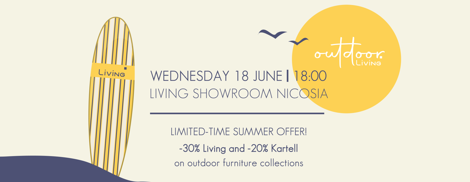 Outdoor Living starts here - Join our summer event at Living Nicosia