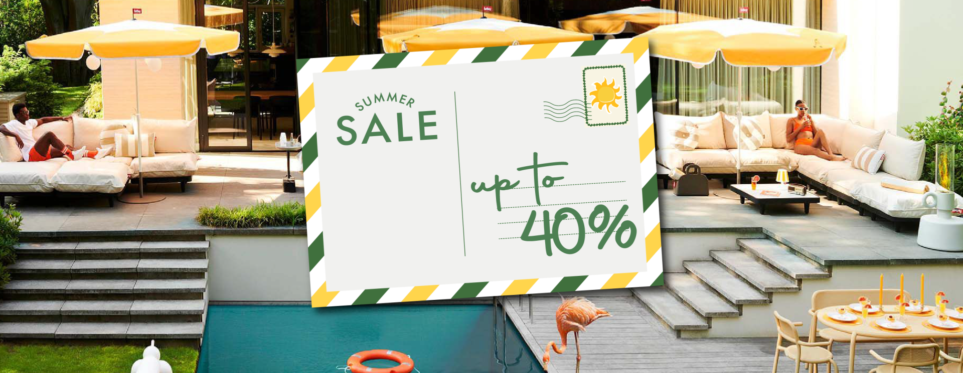 Summer Sale - Up to 40% Off Everything!