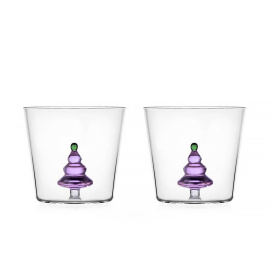 White Bear and Wish Tree, Tumbler, Pink, Set of 2