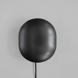 Clam, Wall Lamp, Bronze