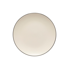 Augusta, Dinner Plate, Natural-Black