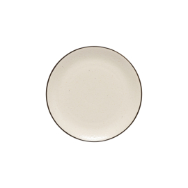 Augusta, Salad/Dessert plate, Natural-Black