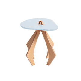 Feeble Pick, Side Table, Honest Blue