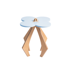 Feeble Four, Side Table, Honest Blue