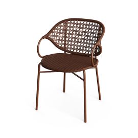 Cairo, Outdoor Dining Chair, Brique