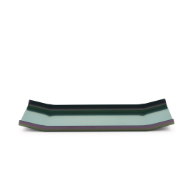 Arran, Rectanular Tray, Greenpurple