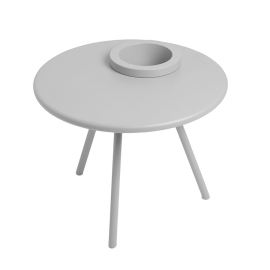 Bakkes, Planter/Side Table, Light Grey