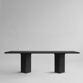 Arc, Dining Table, Coffee-Black Oak, 250 cm
