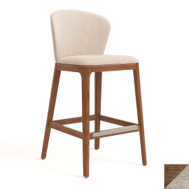 Malina, Counter Stool, Walnut Veneer