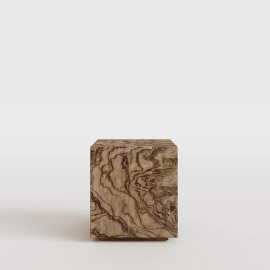 Rhino, Side Table, Olive Ash Burl