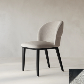Pileus, Dining Chair, Sugar - Black Oak