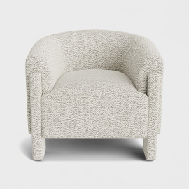 Storm, Lounge Chair, Off-White
