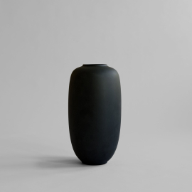 Sunao, Slim Vase, Big, Black