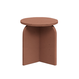 Saro, Side Table, Terracotta