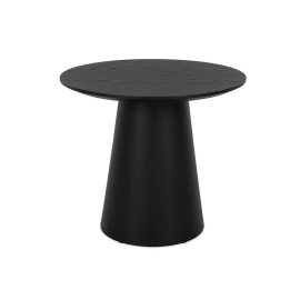 Nexora, Side Table, Black Oak