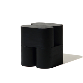 In the Flesh 13, Side Table, Black