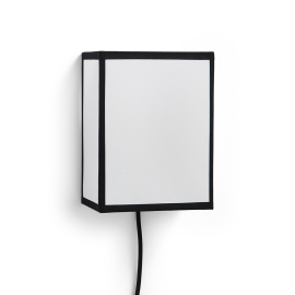 Ava Square, Wall Lamp, White