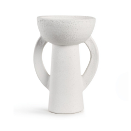 Elari, Raised Bowl, Tall, White