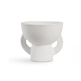 Elari, Raised Bowl, Medium, White