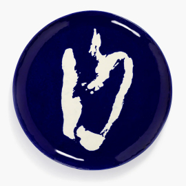 Feast, Serving Plate, L, Blue-White Pepper