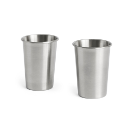 Outdoor Market, Steel Cup, Medium, Set of 2