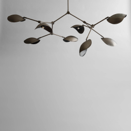 Stingray, Chandelier, Regular, Bronze