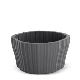 Corteza, Large Cachepot, Anthracite