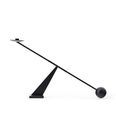 Interconnect, Candle Holder, Black, Large