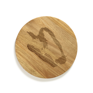 Feast ,Tray Pepper, Wood, Small