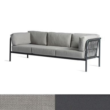 Scott, 3-Seater Outdoor Sofa, Graphite-Grey