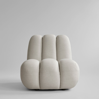 Toe, Outdoor Lounge Chair, Warm Ash