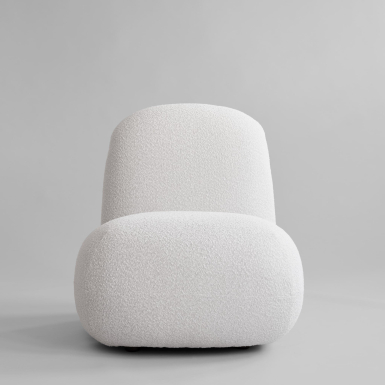 Toe, Lounge Chair, Flat - Off White