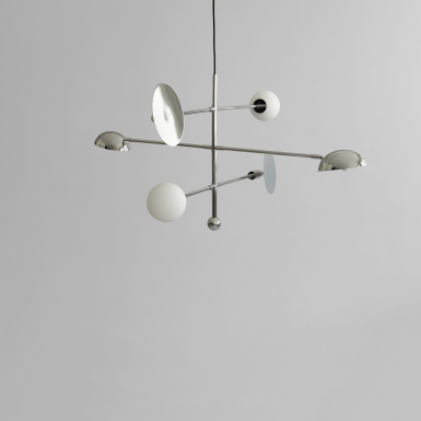 Sahn, Chandelier, Chrome