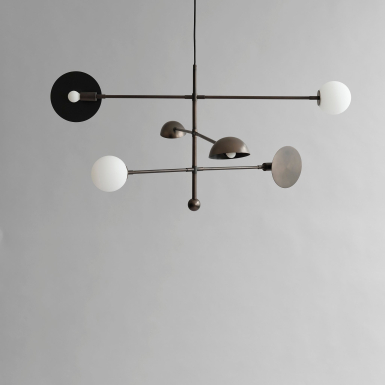 Sahn, Chandelier, Bronze