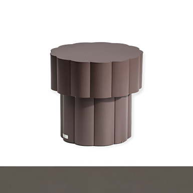 Mooncake, Stool - Side Table, Taupe