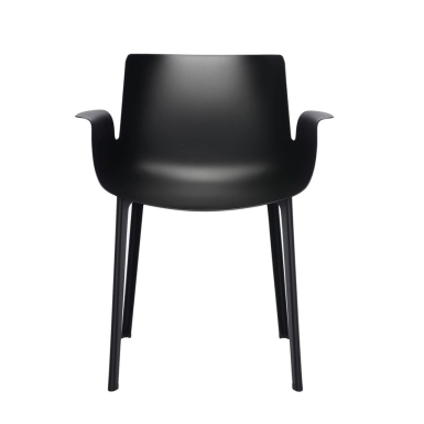 Piuma, Dining Chair, Black