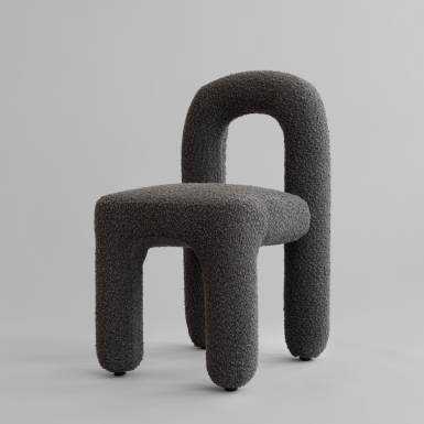 Daiku, Dining Chair, Deep Taupe