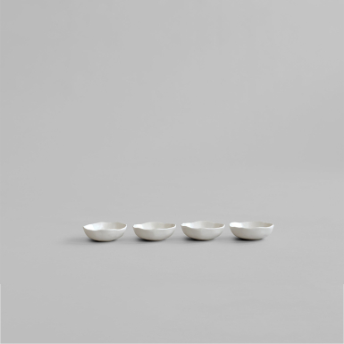 Native, Bowl, Petit Low, Birch, Set of 4 Pcs