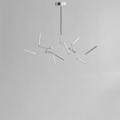 Stick, Chandelier, Mini, Chrome