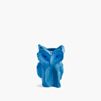 After Midnight, Marni, Owl Vase, XS, Blue