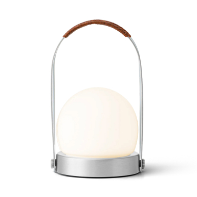 Carrie, Portable Table Lamp, Brushed Aluminium