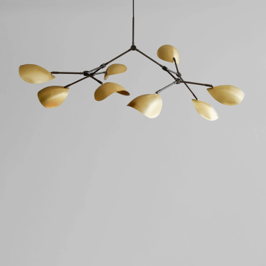 Stingray, Chandelier, Regular, Brass