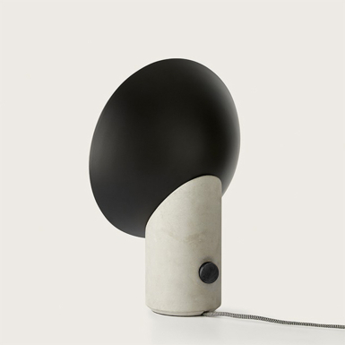 Lola, Table Lamp, Concrete-Black