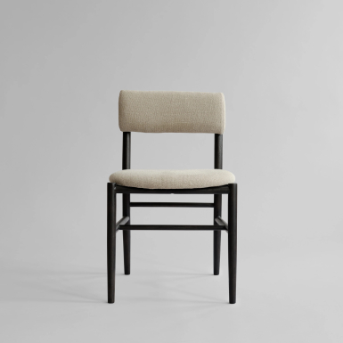 Nama, Dining Chair, Coffee Black-Linen
