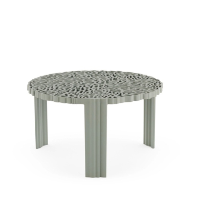 T-Table, Outdoor Coffee Table, Green, H28 cm