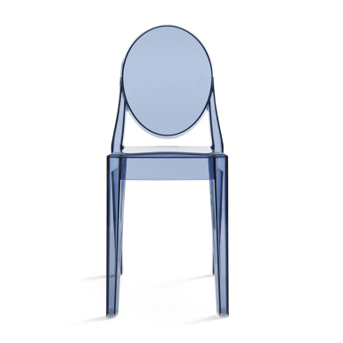 Victoria Ghost, Outdoor Dining Chair, Powder Blue