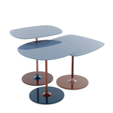 Thierry, Coffee Tables, Set of 3, Sky Blue