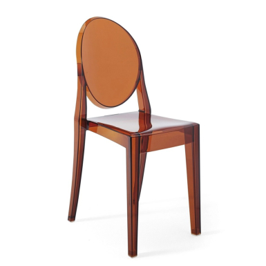 Victoria Ghost, Outdoor Dining Chair, Amber