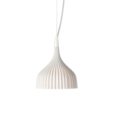 E', Pendant Lamp, White