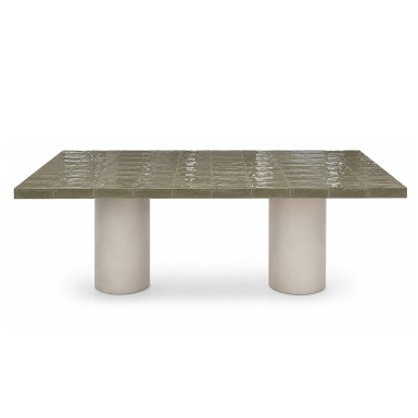 Montfort, Outdoor Dining Table, Moss-Latte
